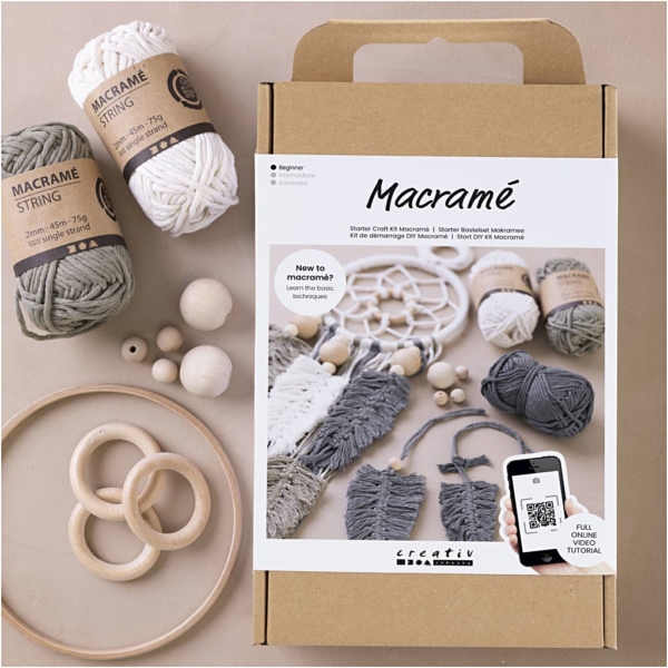 Starter Kreativ Set Macramé, 1 Pck