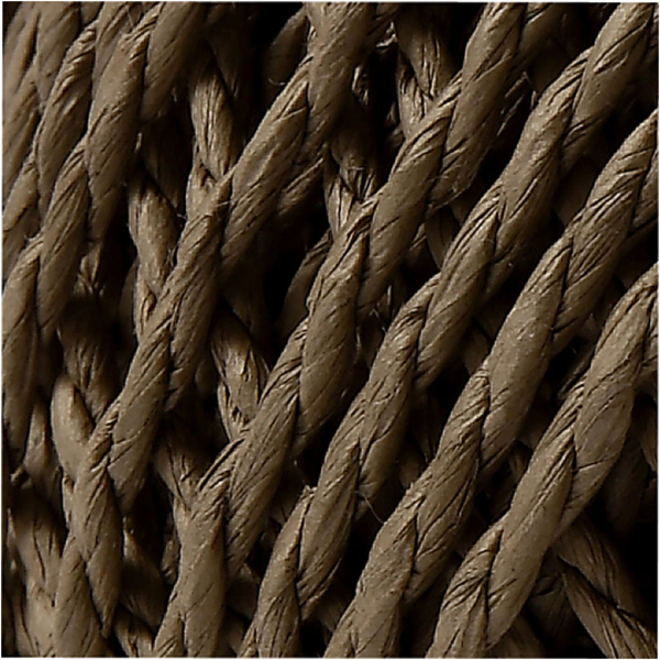 Papiergarn, Dicke 2,5-3 mm, Dunkelbraun, 40 m/ 1 Knäuel, 150 g – Bild 3