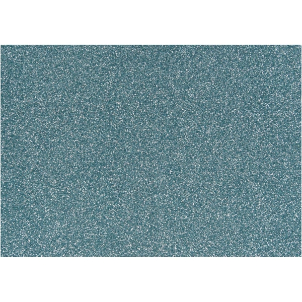 Bügelfolie, A5, 148x210 mm, Glitter, Hellblau, 1 Bl.