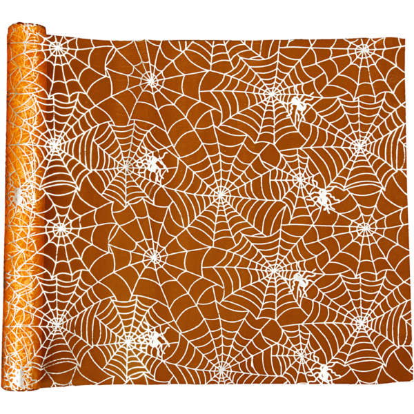 Tischläufer, L 3,5 m, B 29 cm, Orange, 1 Rolle