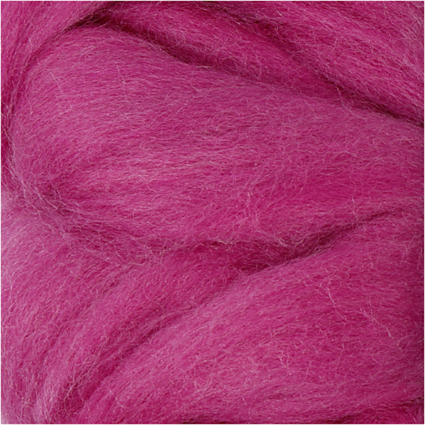 Wolle, Dicke 21 my, Rotviolett, 100 g/ 1 Pck – Bild 3