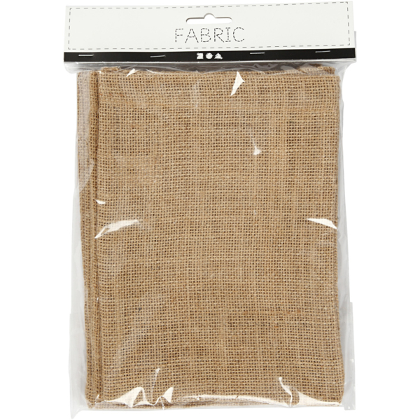 Stoffbeutel, Größe 15x20 cm, 275 g, Braun, 4 Stk/ 1 Pck – Bild 2