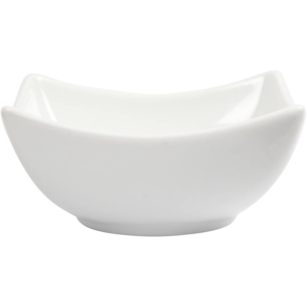 Schale, H 4,5 cm, D 10 cm, Weiß, 12 Stk/ 1 Box – Bild 2