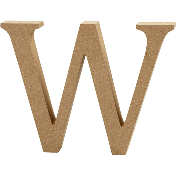 Buchstabe, W, H 8 cm, Dicke 1,5 cm, 1 Stk – Bild 2