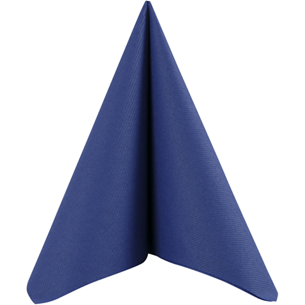 Servietten, Größe 40x40 cm, 60 g, Dunkelblau, 20 Stk/ 1 Pck – Bild 2