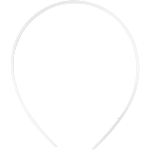 Haarreifen, B 8 mm, Weiß, 5 Stk/ 1 Pck – Bild 7