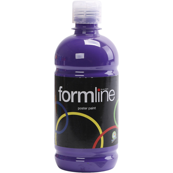 Abdeckfarbe, Matt, Violett, 500 ml/ 1 Fl.