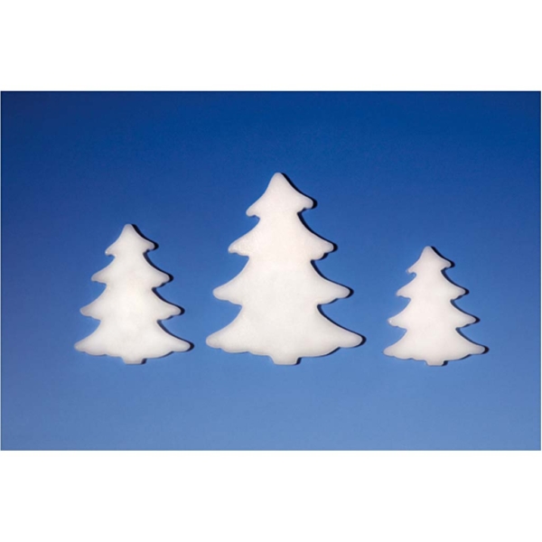 Giessform, Tanne, H 6+8+10 cm, T 9 mm, Größe 14,9x22 cm, 1 Stk – Bild 5