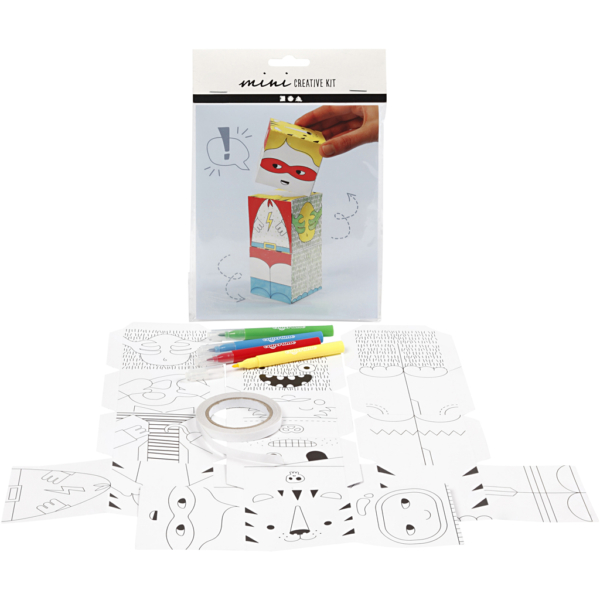 Mini Kreativ Set, Monster und Roboter, 1 Pck