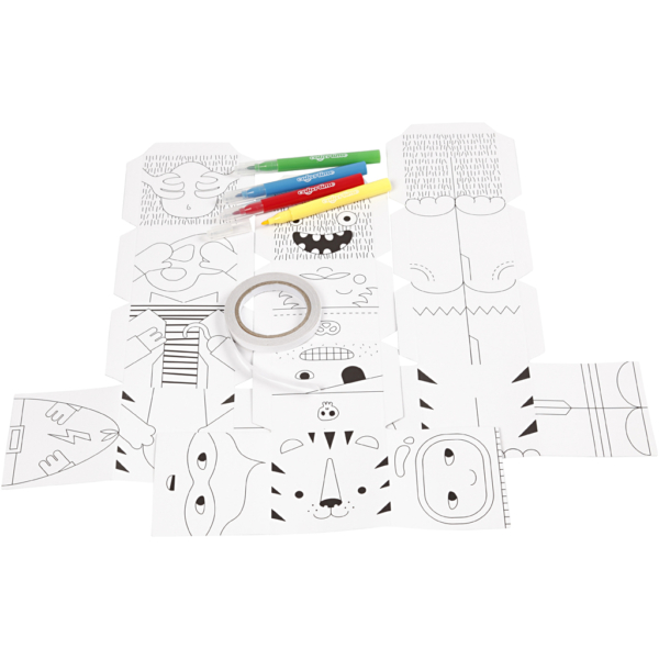 Mini Kreativ Set, Monster und Roboter, 1 Pck – Bild 6