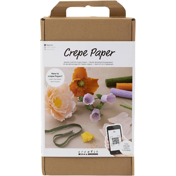 Starter Kreativ Set Krepppapier, 105 g, Sortierte Farben, 1 Pck – Bild 3