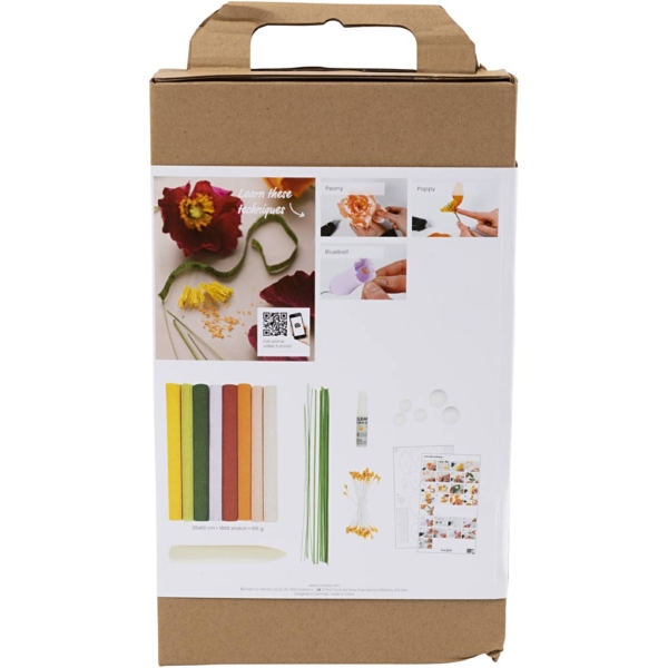 Starter Kreativ Set Krepppapier, 105 g, Sortierte Farben, 1 Pck – Bild 4