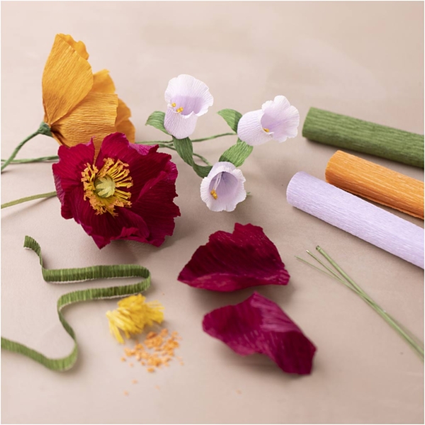 Starter Kreativ Set Krepppapier, 105 g, Sortierte Farben, 1 Pck – Bild 6
