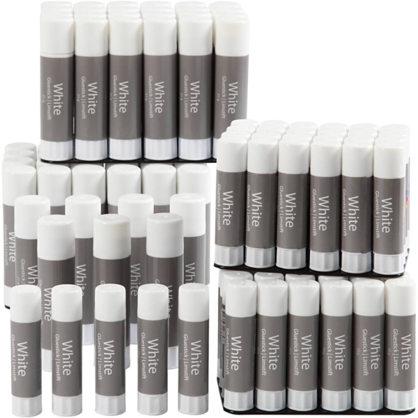 Klebestift, weiß, 2x72 Stk/ 1 Pck – Bild 2