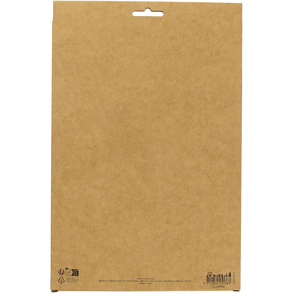 Krepppapier, Blatt 25x60 cm, Kreppanteil: 180%, 105 g, Pastellfarben, 8 Bl./ 1 Pck – Bild 3