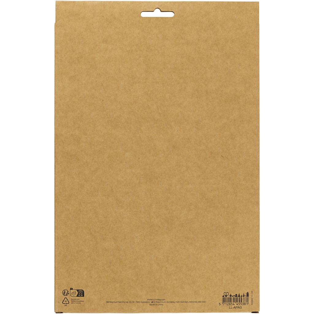 Krepppapier, Blatt 25x60 cm, Kreppanteil: 180%, 105 g, sanfte, dezente Farben, 8 Bl./ 1 Pck – Bild 3