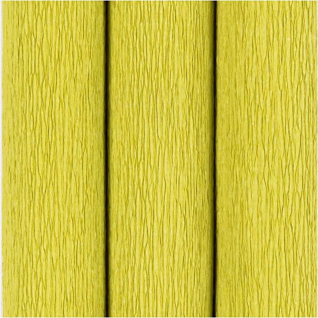 Krepppapier, Blatt 25x60 cm, Kreppanteil: 180%, 105 g, Hellgrün, 3 Bl./ 1 Pck – Bild 3