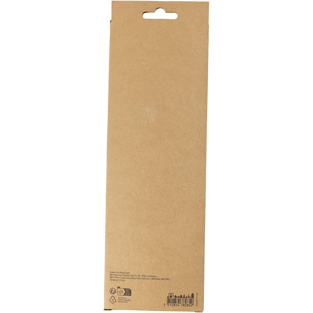 Krepppapier, Blatt 25x60 cm, Kreppanteil: 180%, 105 g, Creme, 4 Bl./ 1 Pck – Bild 3