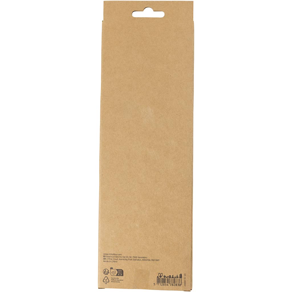 Krepppapier, Blatt 25x60 cm, Kreppanteil: 180%, 105 g, Hellgrün, 4 Bl./ 1 Pck – Bild 3