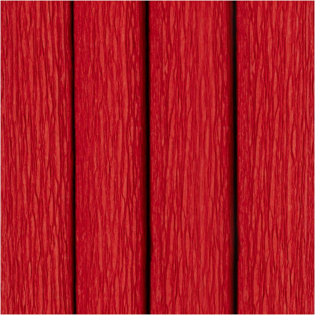 Krepppapier, Blatt 25x60 cm, Kreppanteil: 180%, 105 g, Rot, 4 Bl./ 1 Pck – Bild 4
