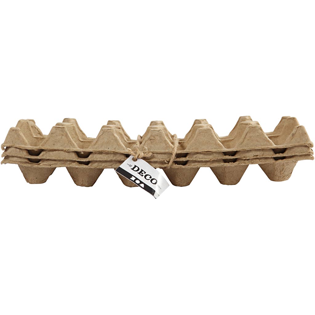 Eierkartons, H 5 cm, L 30,5 cm, B 11 cm, 3 Stk/ 1 Pck – Bild 3