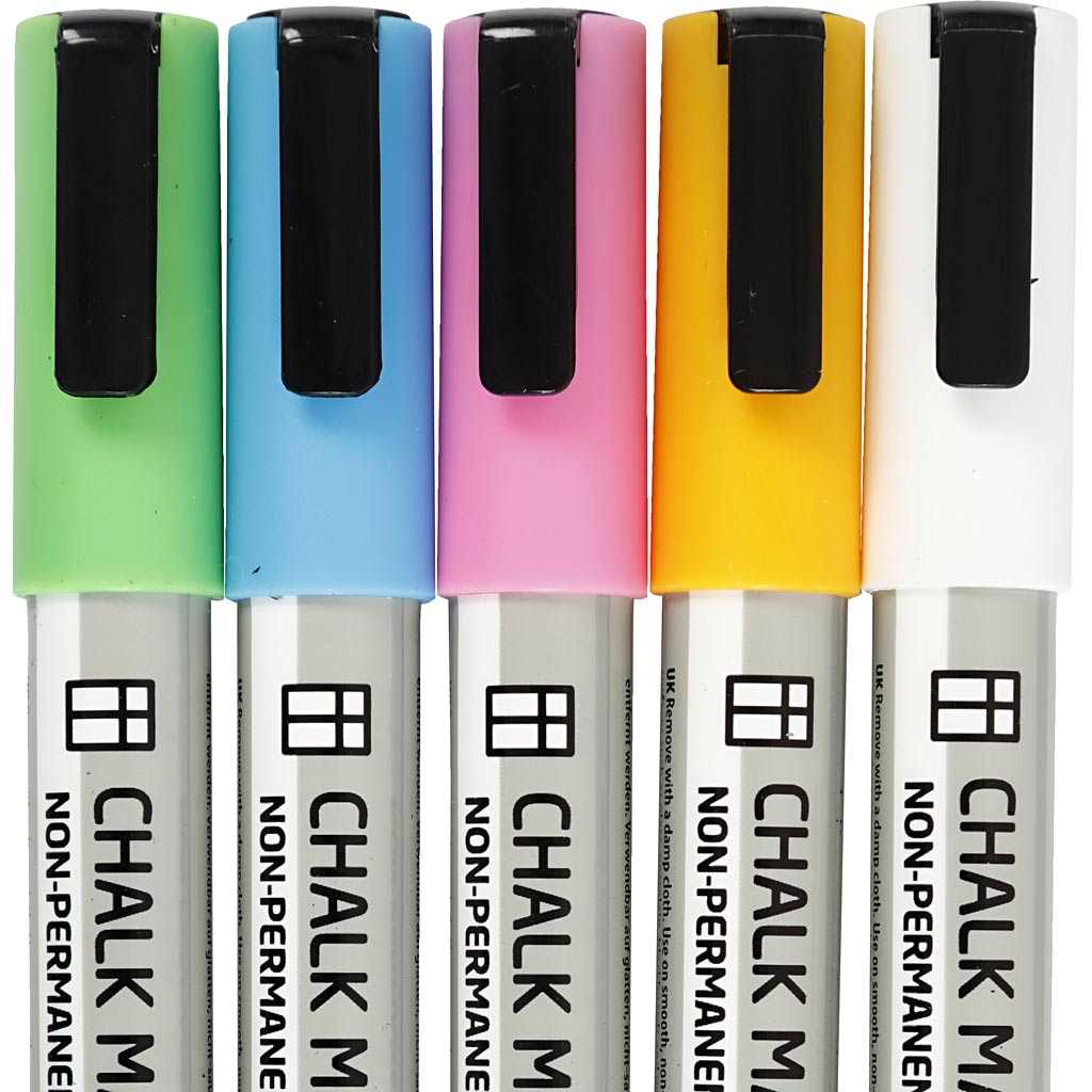 Kreidestifte, Strichstärke 1,2-3 mm, Kräftige Farben, 5 Stk/ 1 Pck – Bild 5