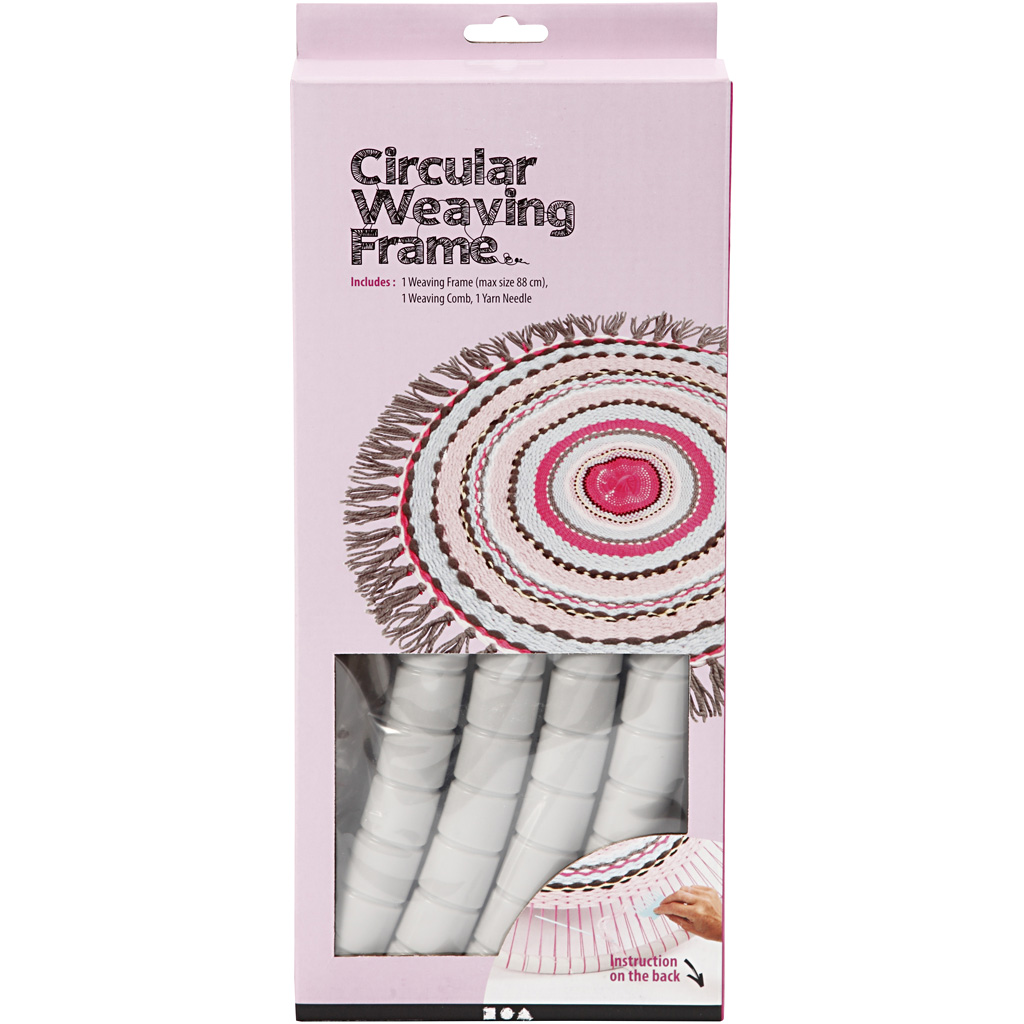 Runder Webrahmen, D 88 cm, 1 Stk – Bild 2