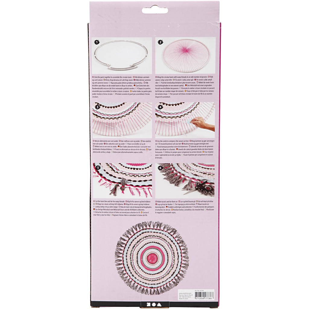 Runder Webrahmen, D 88 cm, 1 Stk – Bild 3