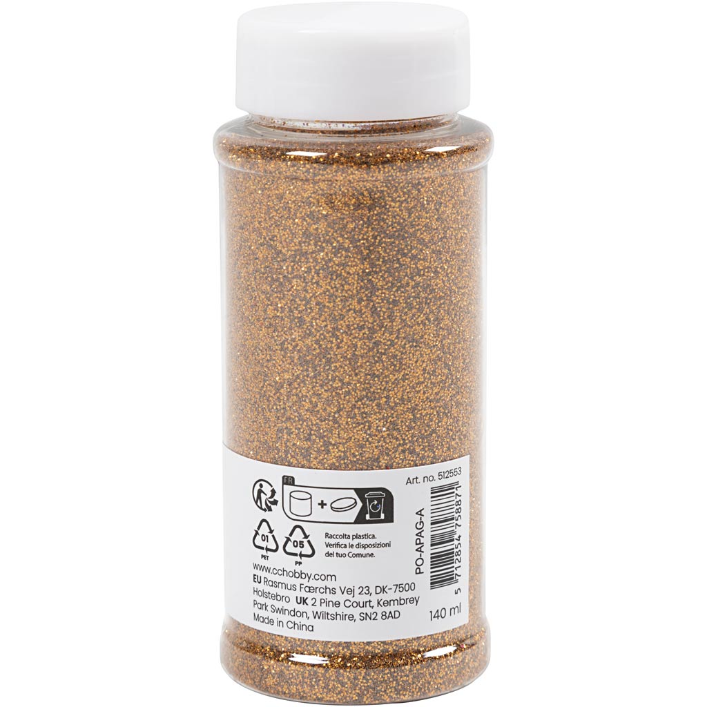 Bio Sparkles, Kupfer, 140 ml/ 1 Dose – Bild 3