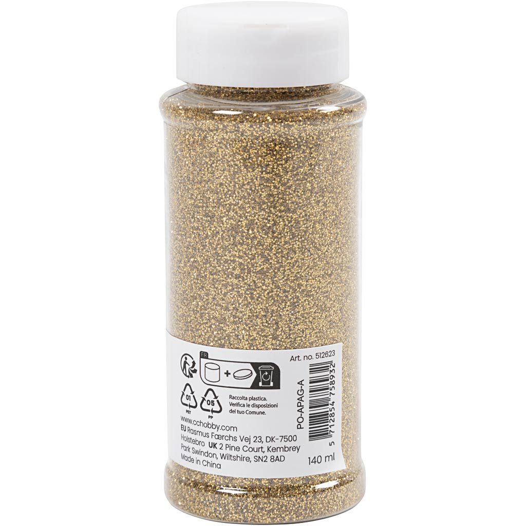Bio Sparkles, Gold, 140 ml/ 1 Dose – Bild 2