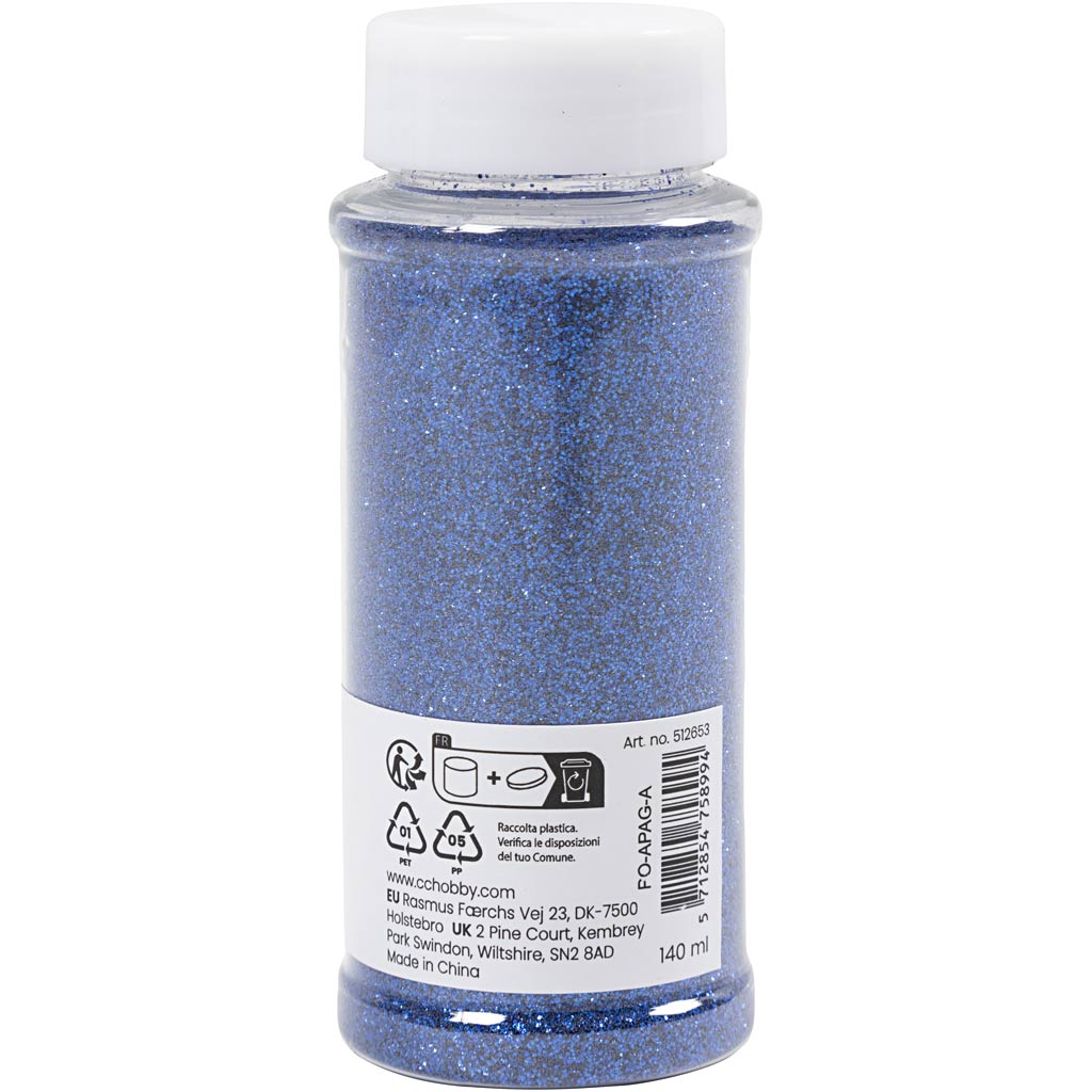 Bio Sparkles, Blau, 140 ml/ 1 Dose – Bild 2