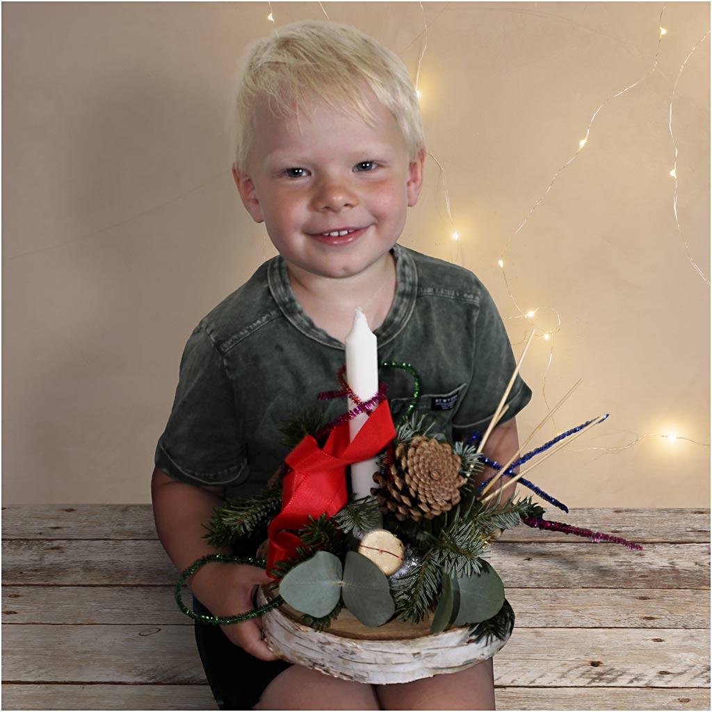 LED-Kerzen, H 24,5 cm, D 20 mm, 4 Stk/ 1 Pck – Bild 4