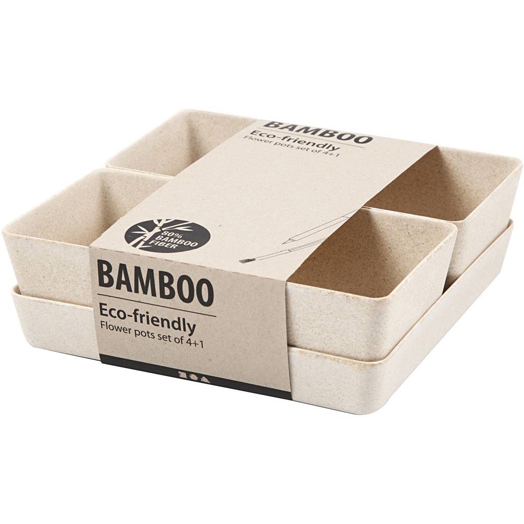 Blumentopf-Kästchen, H 8 cm, T 19,5 cm, B 19,5 cm, 1 Set – Bild 2