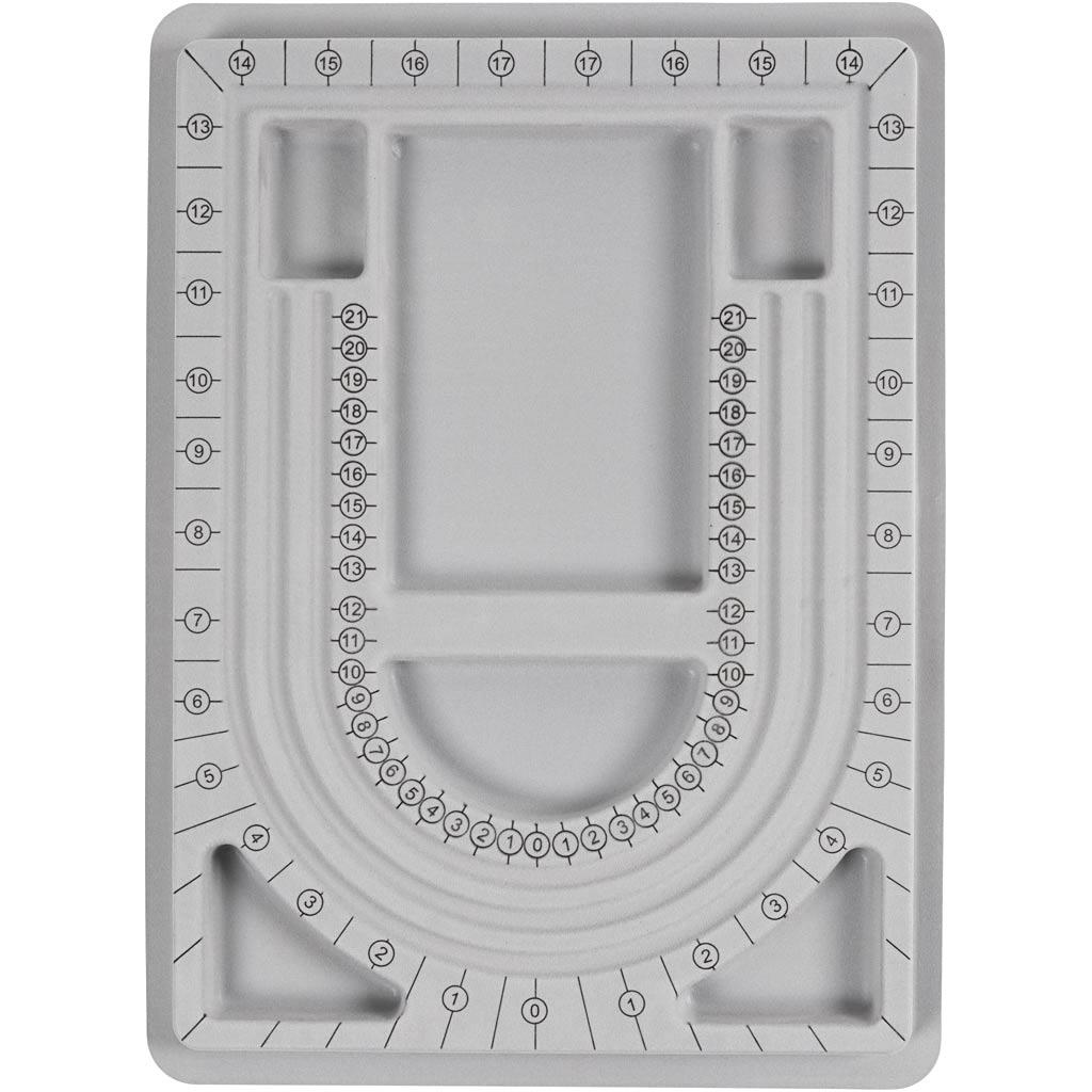 Perlenbrett, H 32,7 cm, L 24 cm, B 1,5 cm, 1 Stk