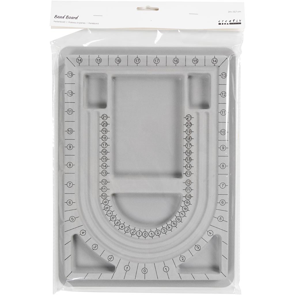 Perlenbrett, H 32,7 cm, L 24 cm, B 1,5 cm, 1 Stk – Bild 2