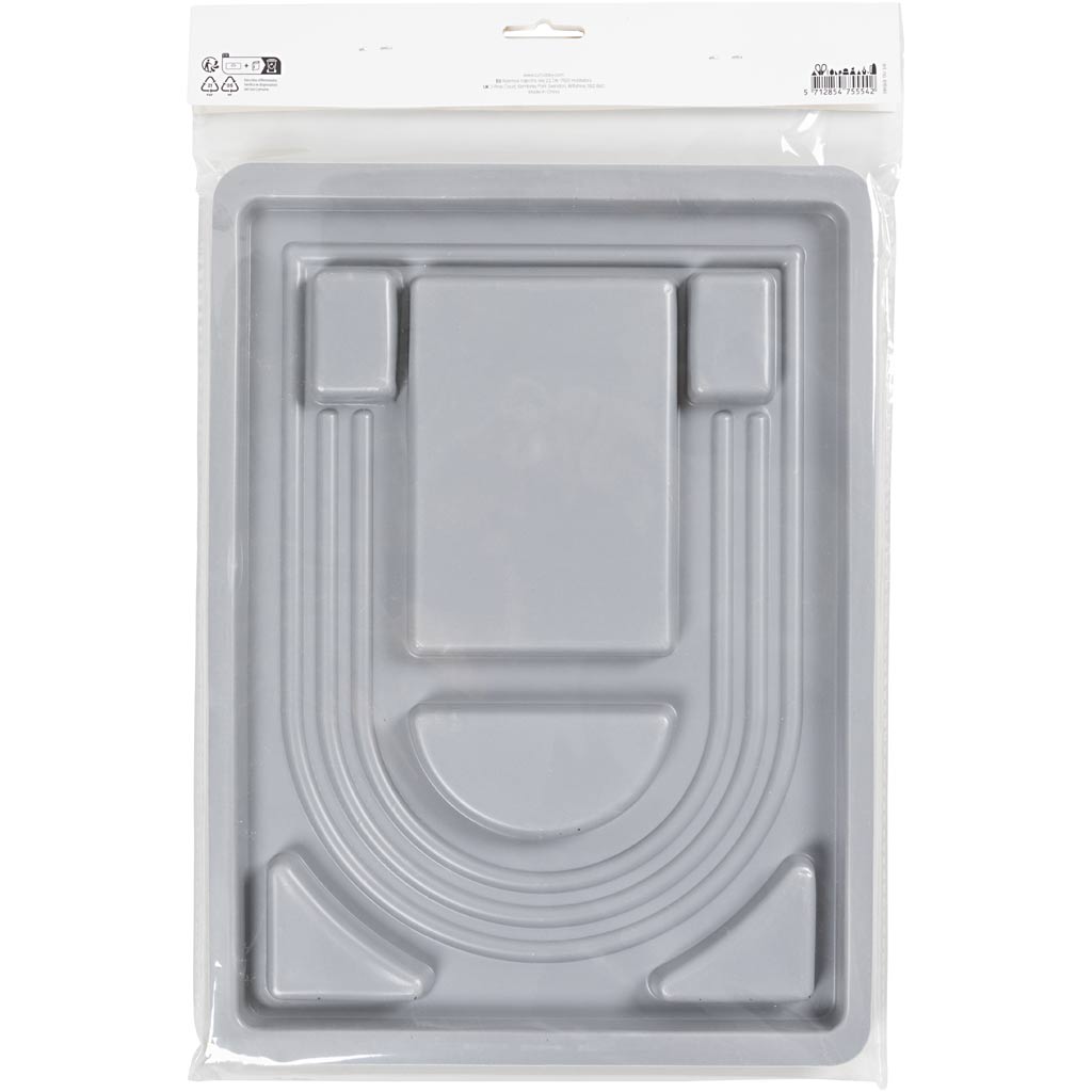 Perlenbrett, H 32,7 cm, L 24 cm, B 1,5 cm, 1 Stk – Bild 3