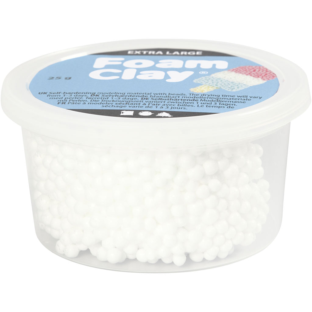 Foam Clay Extra Large, Sortierte Farben, 5x25 g/ 1 Pck – Bild 7