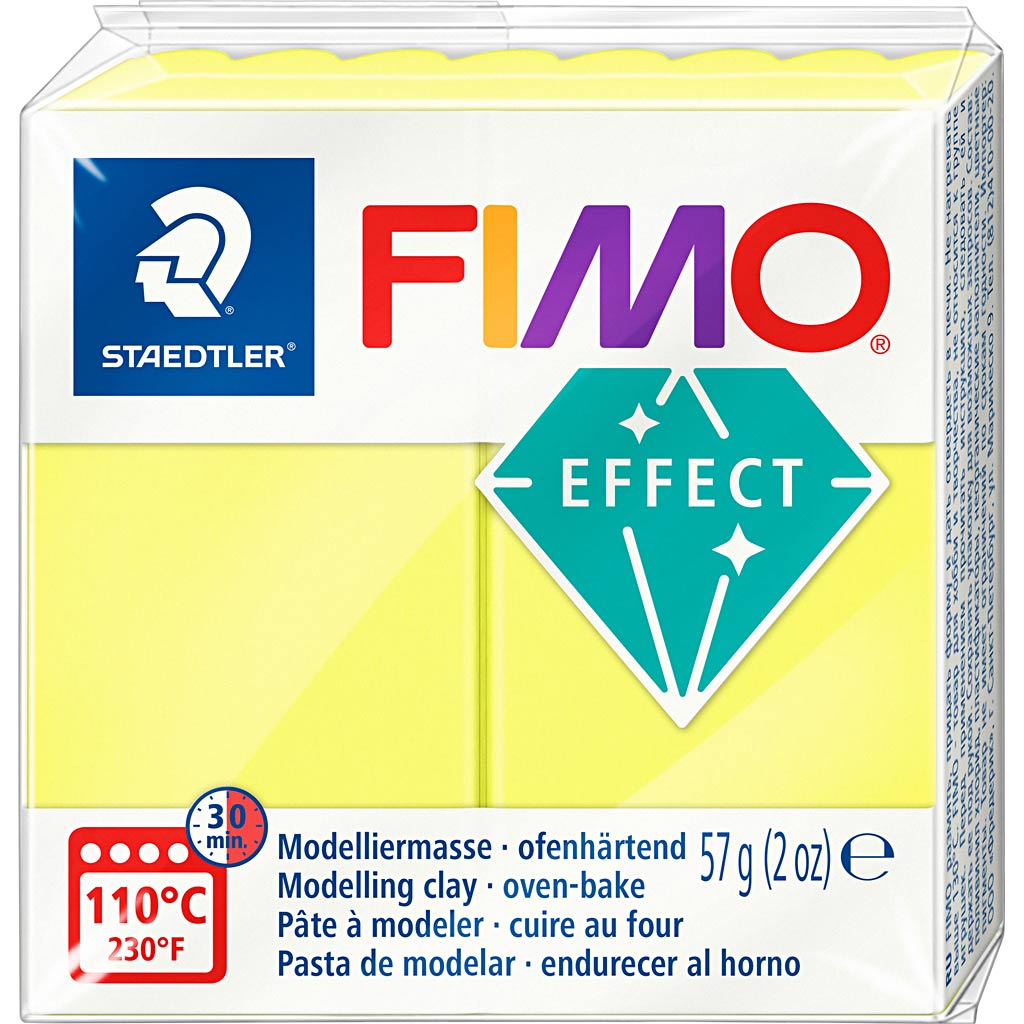 FIMO® Effect , Neongelb, 57 g/ 1 Pck