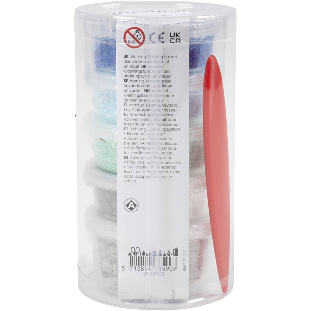 Stone Clay Mix, Harmonie in Blau-Grün, 1 Pck – Bild 3