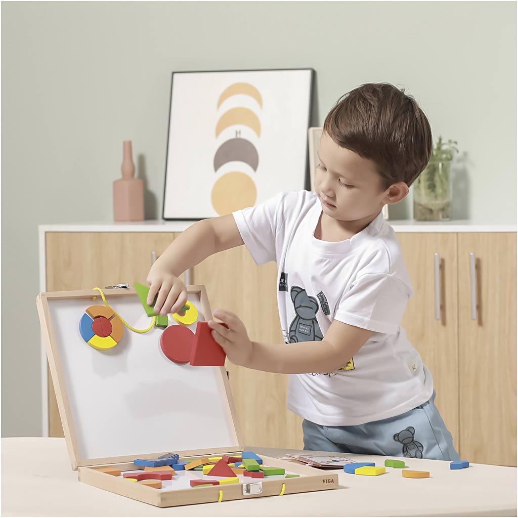 VIGA Magnetisches Activity Set, Größe 2-10 cm, 1 Set – Bild 5