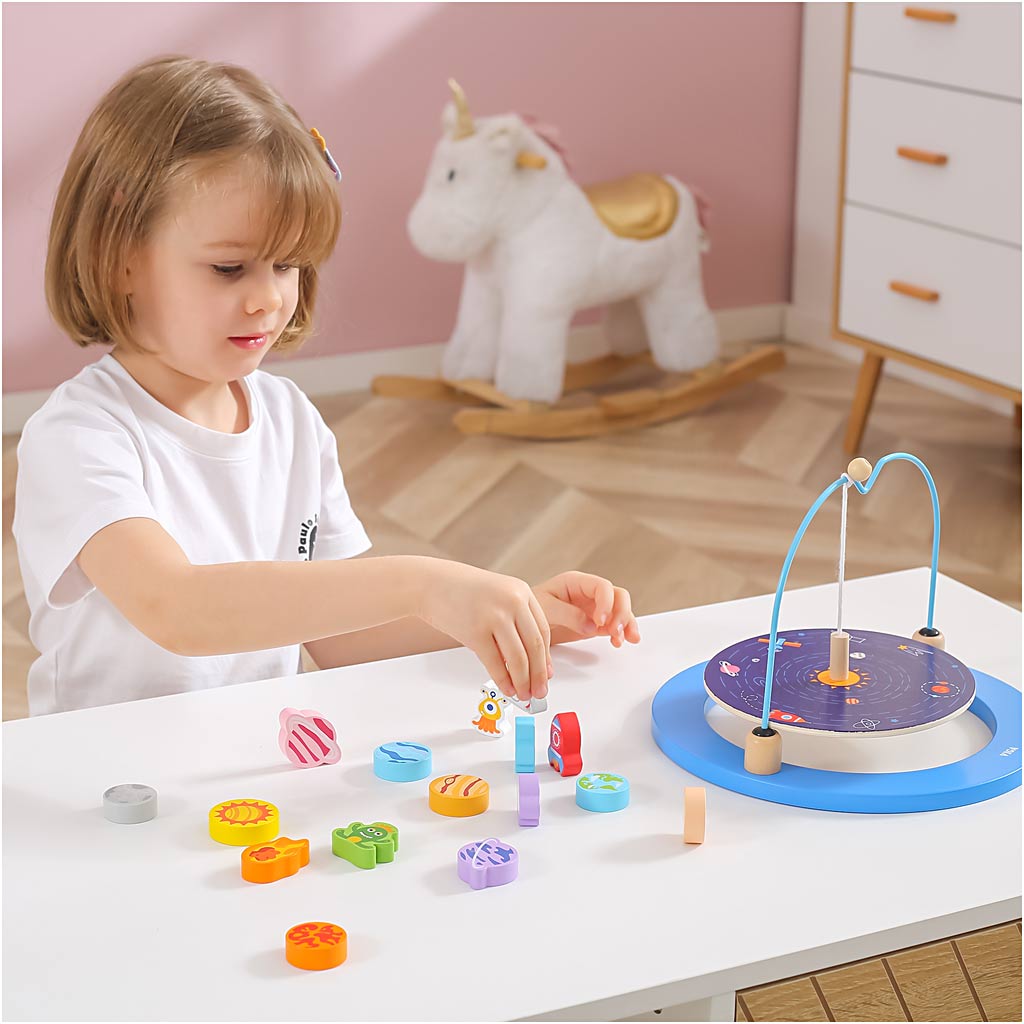 VIGA Balance-Spiel, Das Weltall, D 27 cm, 1 Set – Bild 3