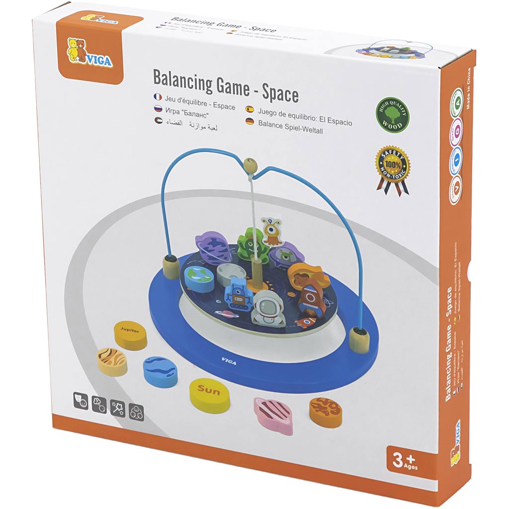 VIGA Balance-Spiel, Das Weltall, D 27 cm, 1 Set – Bild 2