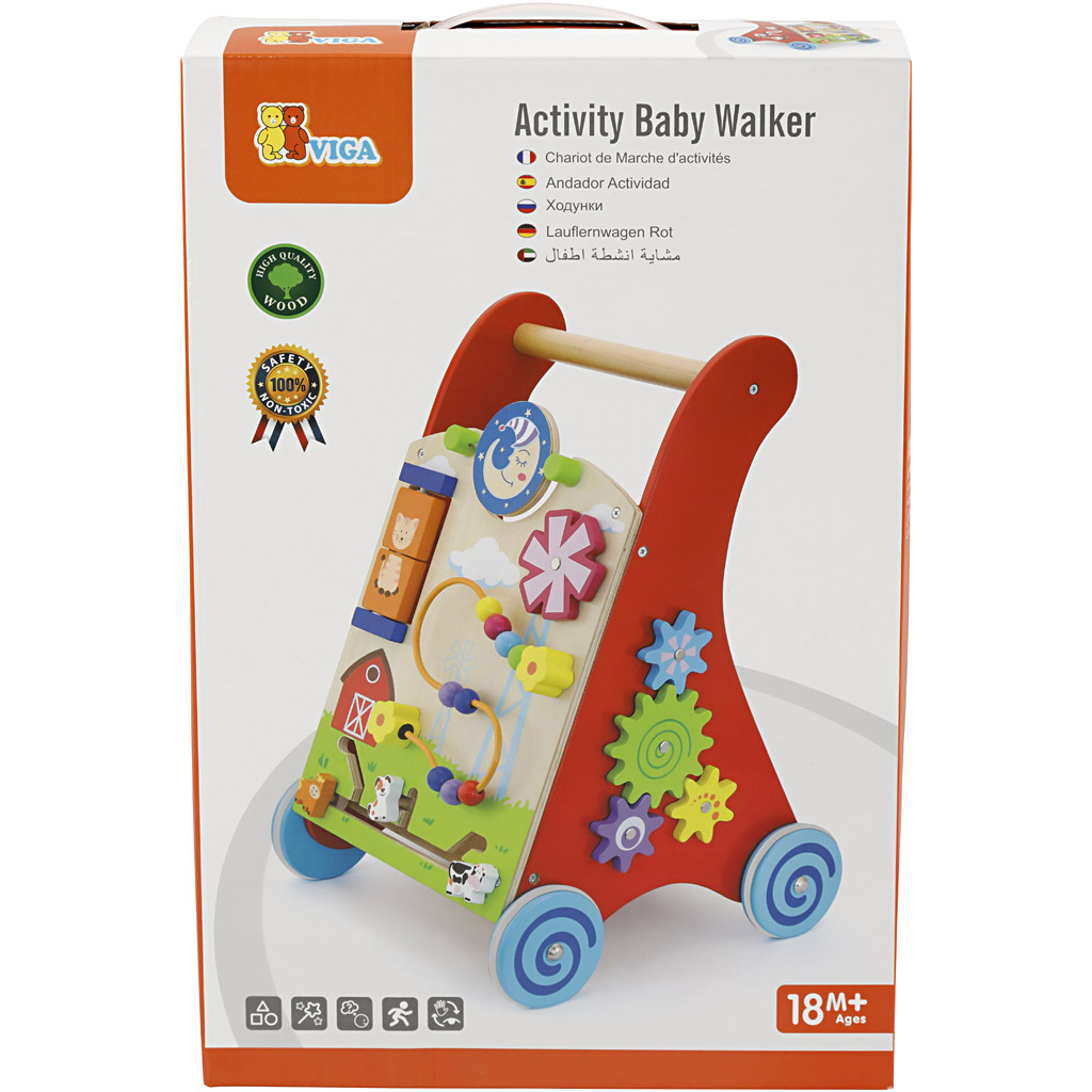 VIGA Spielholzwagen, Größe 34x46x32 cm, 1 Stk – Bild 3