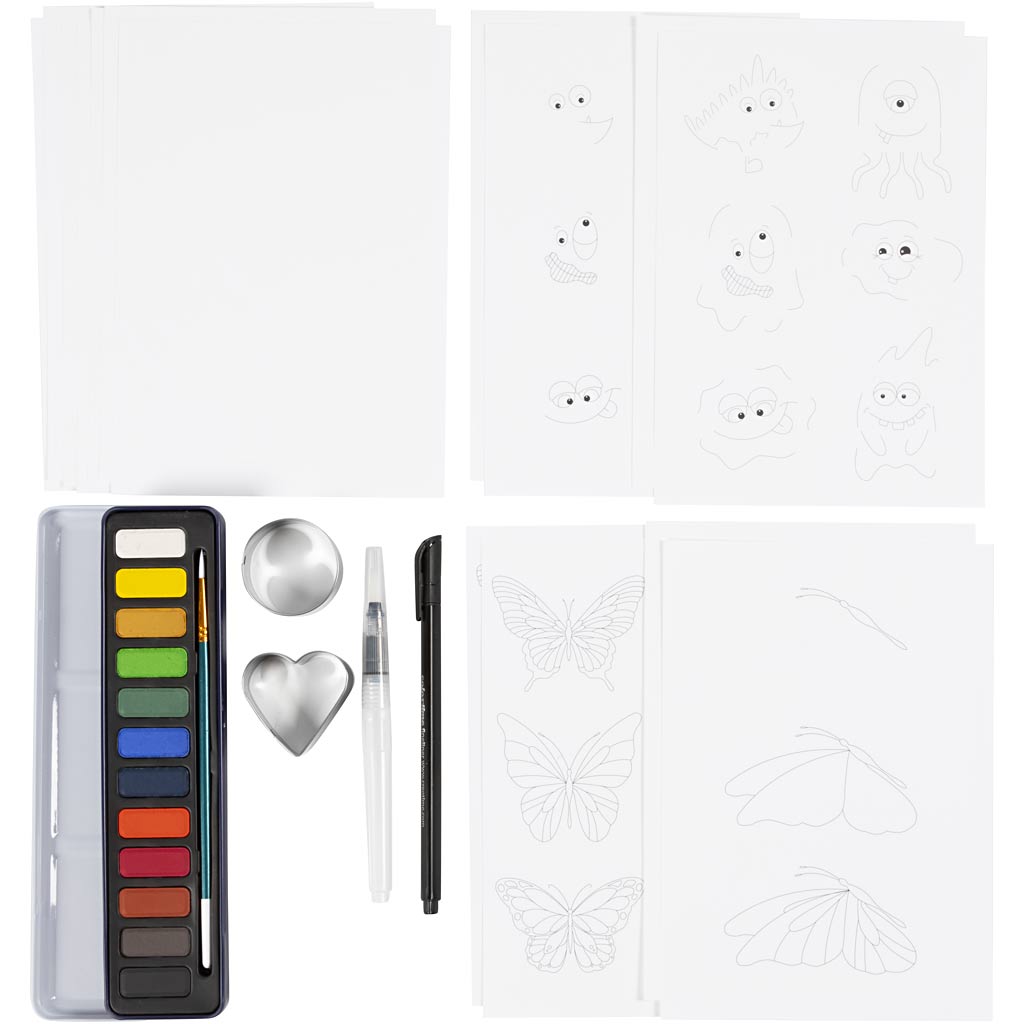 Kreativ Set Aquarell, 1 Pck – Bild 4