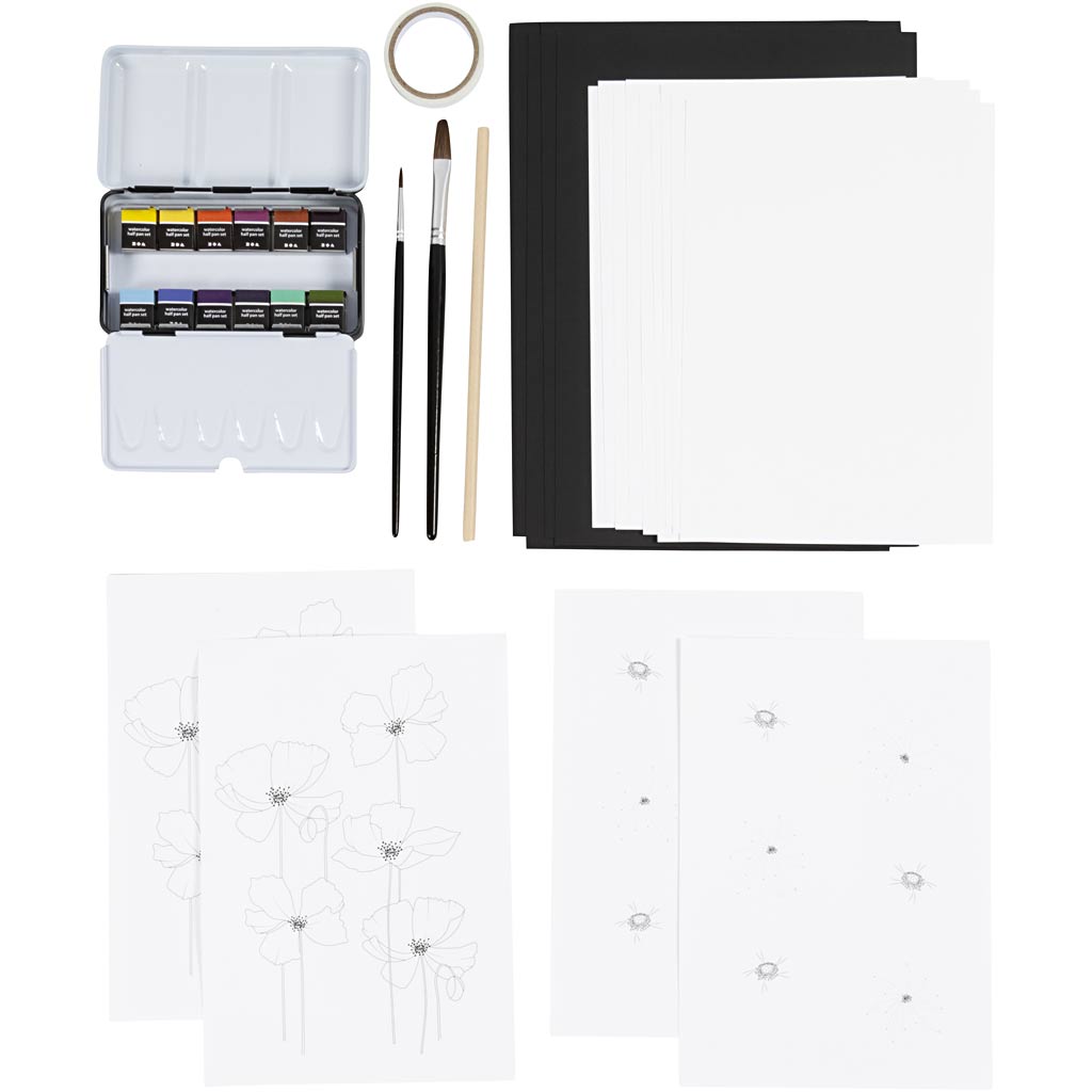 Kreativ Set Aquarell, 1 Pck – Bild 4