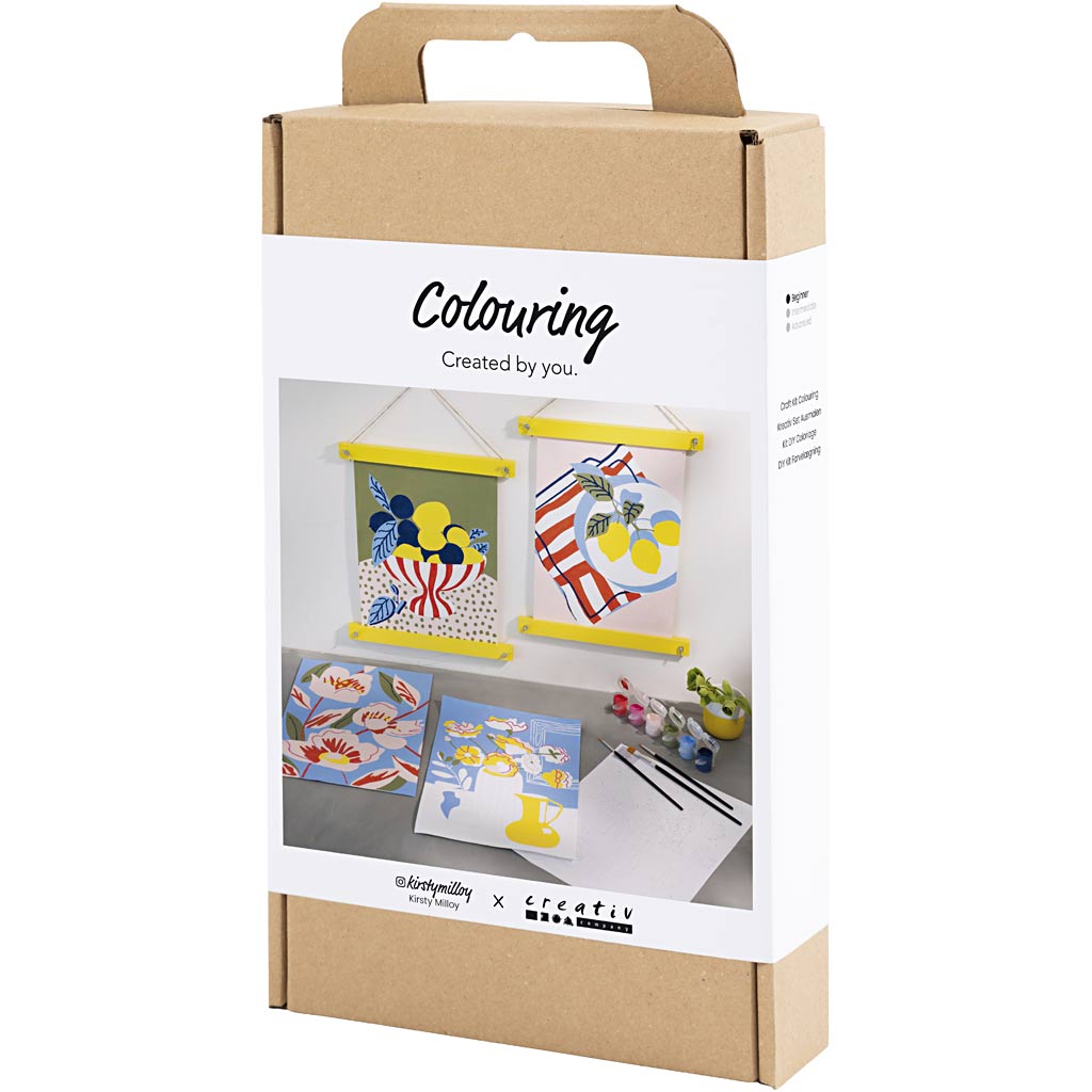 Kreativ Set Ausmalen, Malen nach Zahlen, Acrylfarbe, 1 Pck – Bild 3