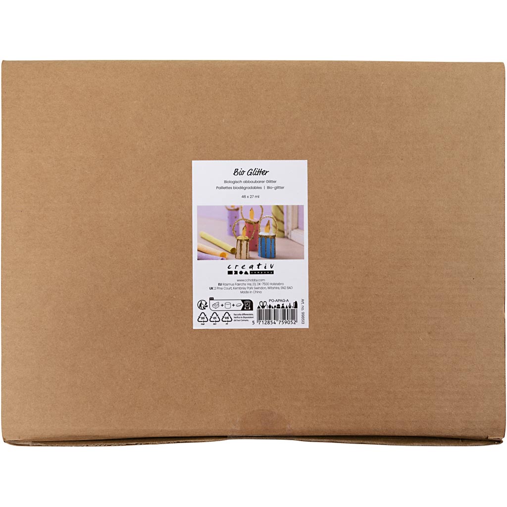 Bio Sparkles, Sortierte Farben, 46x27 ml/ 1 Pck – Bild 2